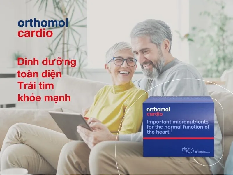Orthomol Cardio cung cấp đầy đủ vi chất thiết yếu cho trái tim khỏe mạnh