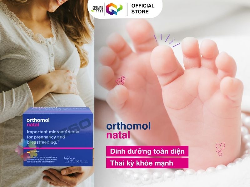 Orthomol Natal giúp tăng cường đề kháng cho mẹ và bé