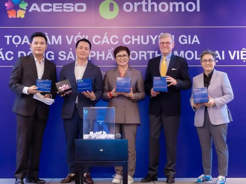 Công ty Orthomol ra mắt các sản phẩm theo liệu pháp dinh dưỡng vi lượng Orthomolecular tại Việt Nam