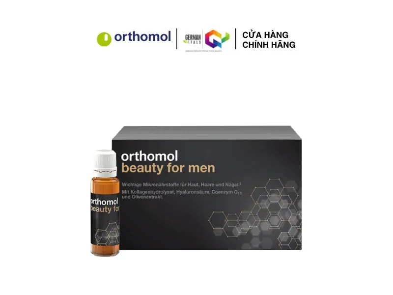 Orthomol Beauty for Men - Thức uống hỗ trợ làm đẹp dành cho nam giới