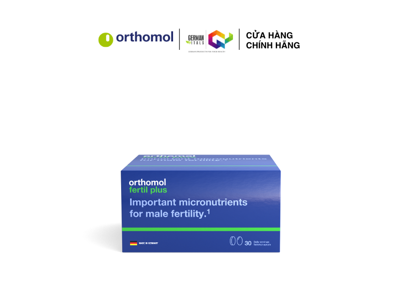 Orthomol Fertil plus - Cải thiện sức khỏe sinh sản nam giới