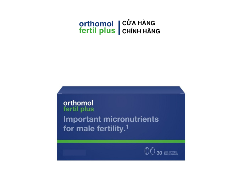 Orthomol Fertil plus - Cải thiện sức khỏe sinh sản nam giới