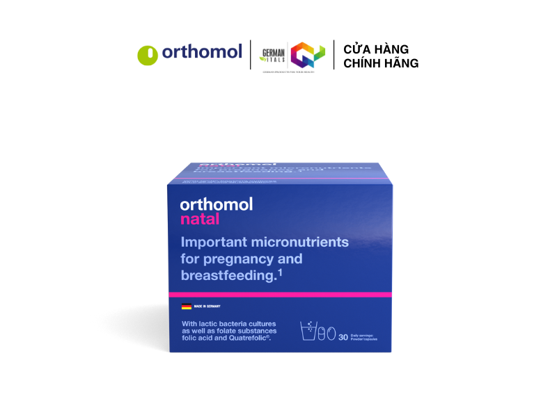 Orthomol Natal - Dinh dưỡng toàn diện cho thai kỳ khỏe mạnh